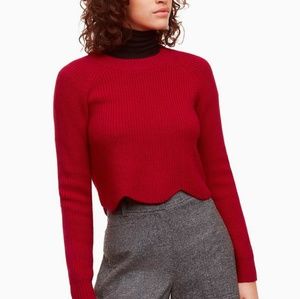 Aritzia Sweaters - Aritzia Wilfred SARDOU scalloped wool sweater Aritzia Sweaters - Aritzia Wilfred SARDOU scalloped wool sweater